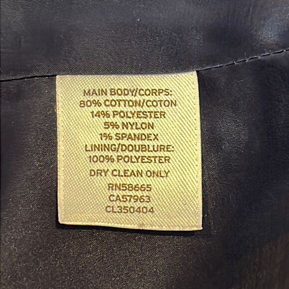 CLASSIQUES Entier Stretch Cotton Tweed Striped Collarless Notched Hem Jacket - Picture 6 of 6